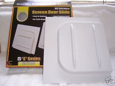 Rv - screen door slide only - off white / ivory color - replacment - ez install