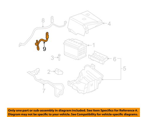 Gm oem battery-negative cable 25850292