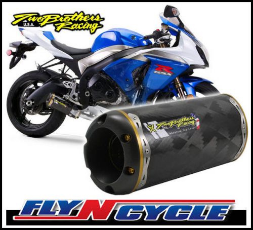 Two brothers v.a.l.e. m-2 carbon fiber full exhaust 2009-2014 suzuki gsx-r1000