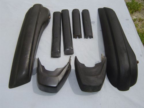 Mercedes 380sl 450sl front bumper rubber parts all of them