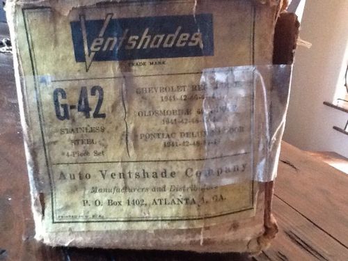 1941-48 chevy fleet master vent shades