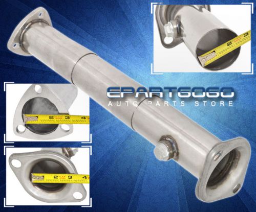 94-01 integra ls rs gs gsr 2.5&#034; adjustable converter cat test pipe 3pc - b16 b18