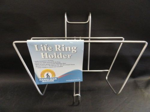 Handiman marine horseshoe life ring holder 960009 stainless steel marine boat