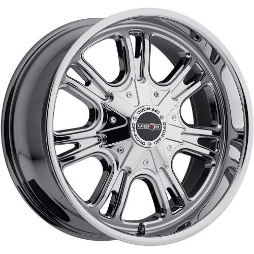 Vision storm 3992 20x9 6x139.7 (6x5.5) +0mm pvd chrome wheels rims 3992-2984pc0