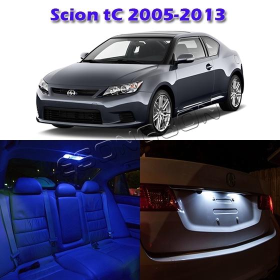 Blue interior light package map dome trunk license lamp for scion tc 2005-2013