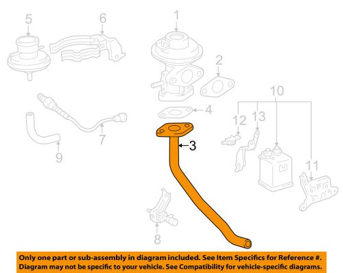 Toyota oem 98-00 rav4 egr system-tube 2561103030