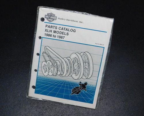 Parts catalog - 1986-1987 harley-davidson xlh sportster - 99451-87
