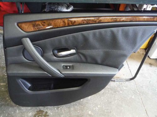 08 09 10 bmw 535i right rh passenger rear door trim panel black