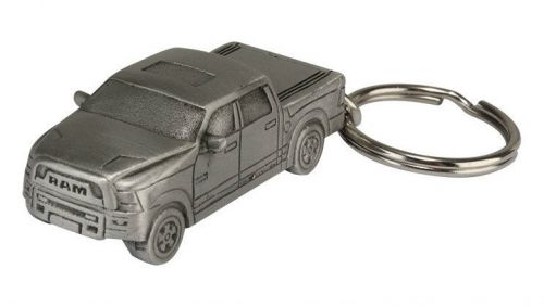 Dodge ram rebel truck 3d pewter keychain! official oem merchandise!