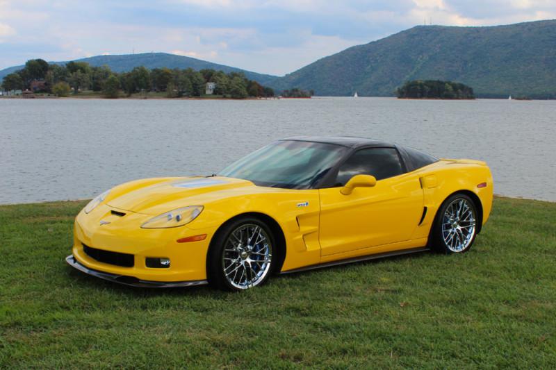 Chevy corvette velocity yellow zr1 hd poster super car print multiple sizes 