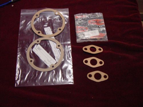 3 oil cooler pipe flange gaskets 2 breather gaskets jaguar xk120 xk140 xke 3.8