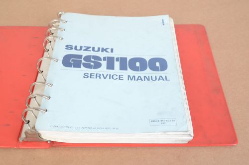 Suzuki gs1100 service manual - january 1984 - factory shop binder