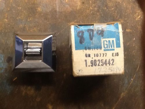 1971-72 pontiac gto lemans nos power window switch escutcheon