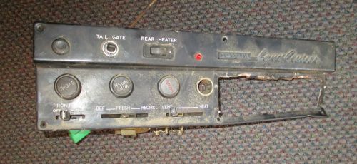 Toyota land cruiser fj55 dash piece with emblem used oem landcruiser fj 55