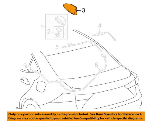 Lexus toyota oem 2015 is350 antenna-cover 8607753010j0