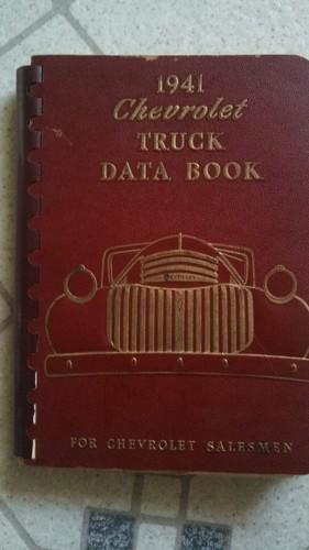 1941 chevrolet trucks facts data book for chevrolet salesmen mint condition