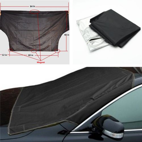 Car prevent snow ice sun dust frost freezing windshield magnet cover protector