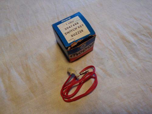 E-body mopar cuda 70-74 nos steering column key buzzer