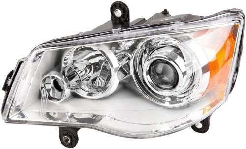 New top quality left side headlight assembly fits chrysler town &amp; country