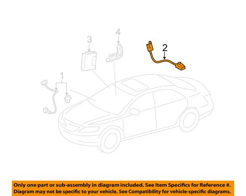 Toyota oem 07-11 camry alarm system-lock switch 8490333170