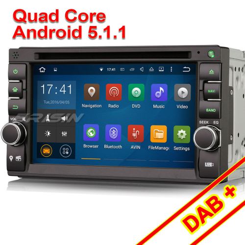 6.2&#034; universal/nissan quad core android 5.1 car dvd/usb/sd gps wifi dab+ 3646mo