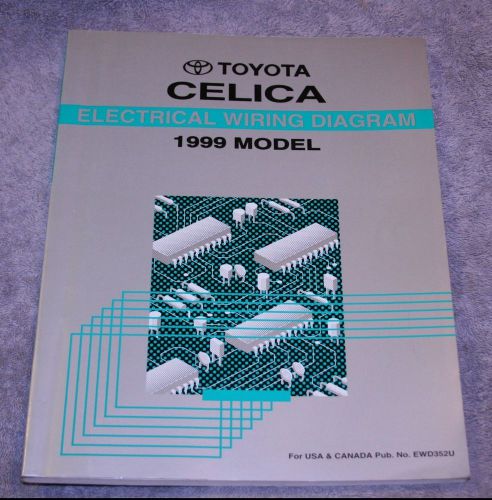 1999 toyota celica electrical wiring diagram service repair manual - ewd352u