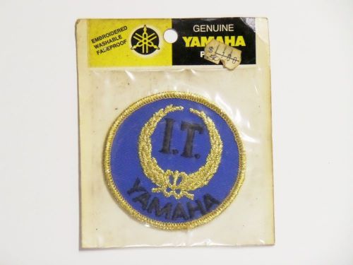 Nos genuine yamaha it patch 125 175 250 400 motorcycle dirt bike