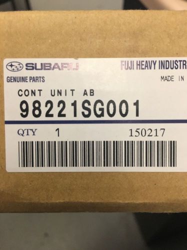 2014-2016 subaru forester srs air bag control module