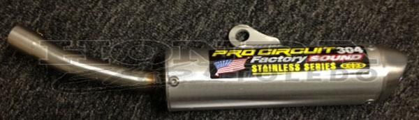 Pro circuit 304 factory sound silencer 02-07 cr125r 2002-2007 cr125 cr 2-stroke