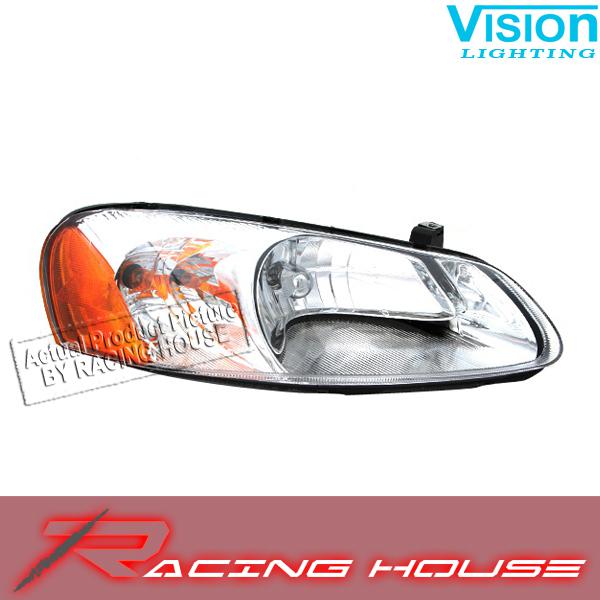 Right passenger side headlight kit unit 2001-2002 dodge stratus 4dr es r/t