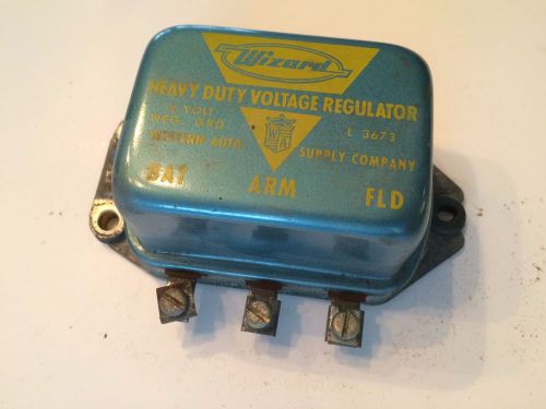 Voltage regulator by wizard. 6 volt negative ground.