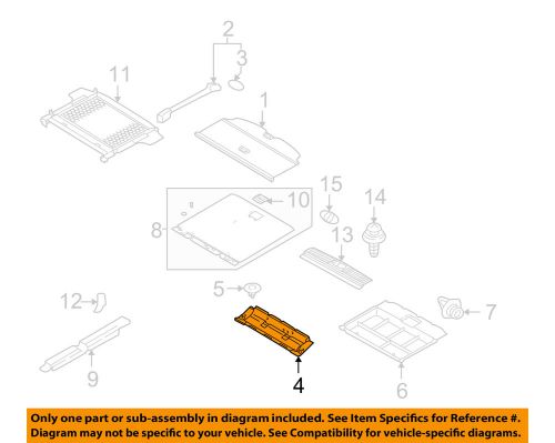 Kia oem 07-09 sorento-floor mat 857203e000wk