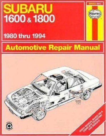 Subaru 1600 &amp; 1800  &#039;80&#039;94 (haynes repair manuals)
