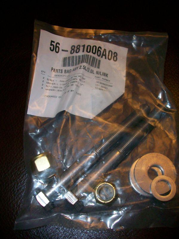 Mercury outboard motor mounting stainless steel bolts parts bag assembly