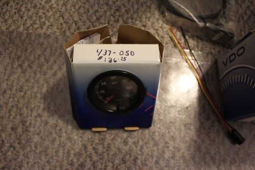 Vdo 437-050 - black face cockpit speedometer