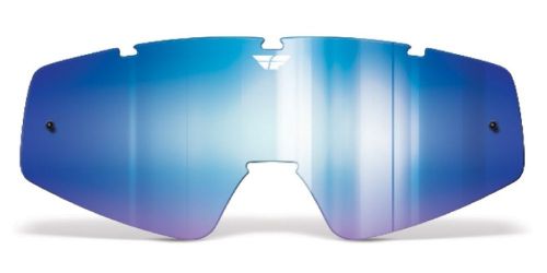 Fly racing zone/focus adult replacement lenses blue mirror smoke  37-2416