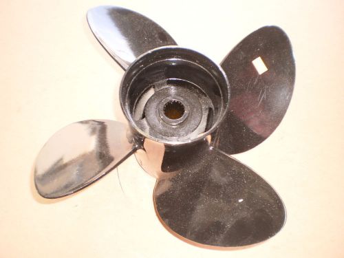 Volvo penta 4 blade propeller  solas 3587522 14.25 x 19 rebuilt 19 spline p13