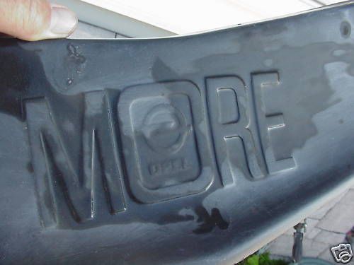 Opel front spoiler fiberglass 70s mfg rare