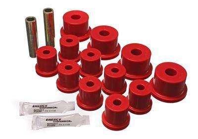 Energy suspension bushings leaf spring & shackle polyurethane red rear ford