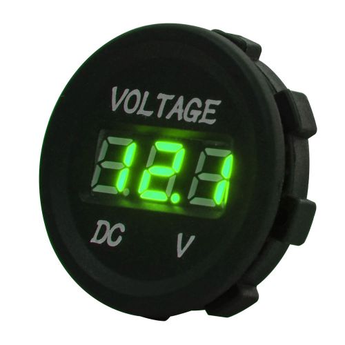 New mictuning votage voltmeter 12-24v dc led digital display vm universal green