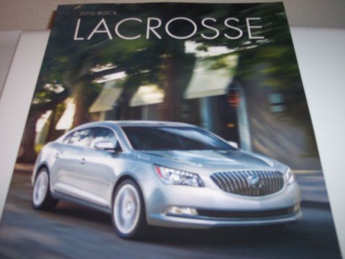 2016 buick  lacrosse dealer sales brochure