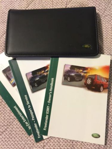 2002 land rover freelander owners manual &amp; case