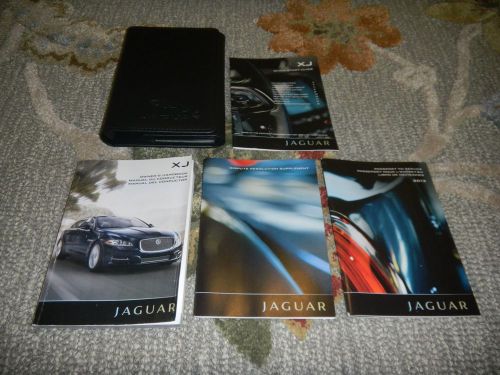 2013 jaguar xj owners manual set + free shipping