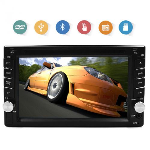 Double 2 din in dash radio car stereo dvd cd mp3 player bt touchscreen head unit