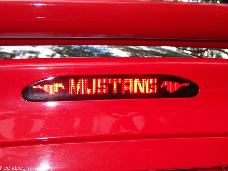 Ford mustang 3rd brake light decal overlay 94 95 96 97 98