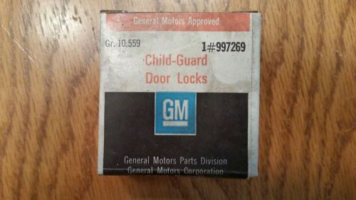 Nos gm child safety locks chevrolet pontiac oldsmobile buick cadillac