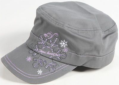 Divas snowgear cadet womens hat gray/purple