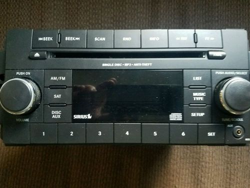 Mopar factory 130 radio sirius ready cd/mp3--jeep wrangler