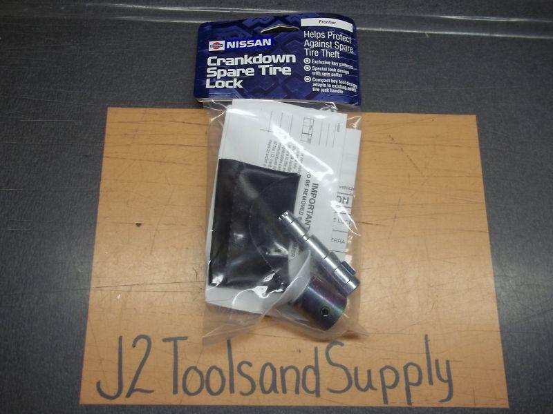 New genuine nissan 999l2-bl000 spare tire lock