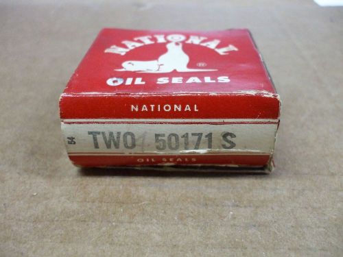 Nos 50171s national oil seals-box of 2 seals